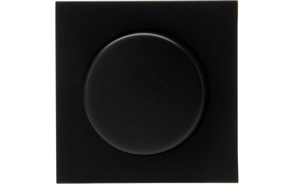 KOPP KOPP Athenis HK07 afdekplaat dimmer mat zwart incl knop