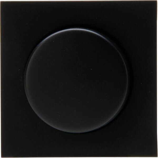 KOPP KOPP Athenis HK07 afdekplaat dimmer mat zwart incl knop