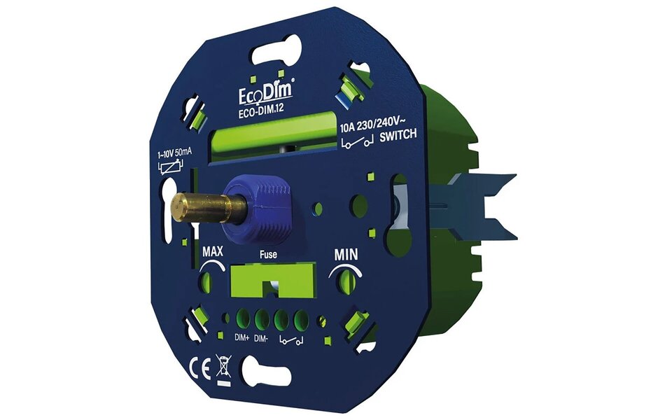EcoDim EcoDim ECO-DIM.12 1-10V LED-dimmer 50 mA inbouw soft-start