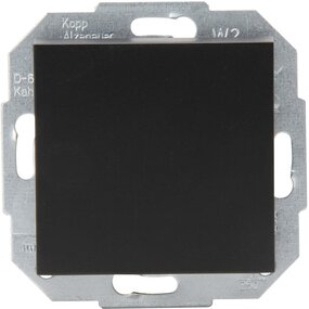KOPP Athenis HK07 Wisselschakelaar Mat Zwart 1-voudig KOPP Athenis HK07 Wisselschakelaar Mat Zwart 1-voudig