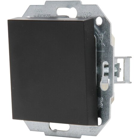 KOPP KOPP Athenis HK07 Wisselschakelaar Mat Zwart 1-voudig KOPP KOPP Athenis HK07 Wisselschakelaar Mat Zwart 1-voudig