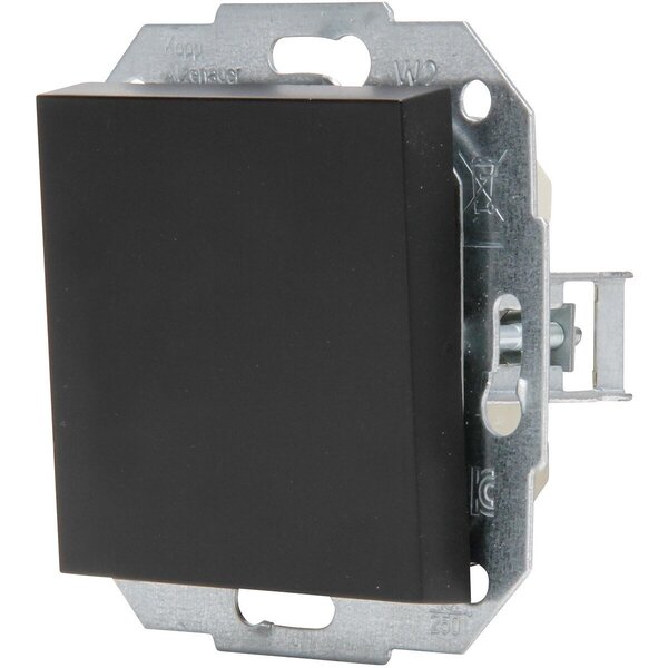 KOPP KOPP Athenis HK07 Wisselschakelaar Mat Zwart 1-voudig KOPP KOPP Athenis HK07 Wisselschakelaar Mat Zwart 1-voudig