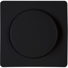 KOPP Paris HK05 dimmer afdekplaat mat zwart incl. knop KOPP Paris HK05 dimmer afdekplaat mat zwart incl. knop