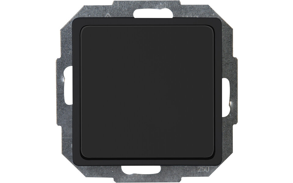 KOPP KOPP Blindplaat Paris HK05 Mat Zwart 80x80mm KOPP KOPP Blindplaat Paris HK05 Mat Zwart 80x80mm