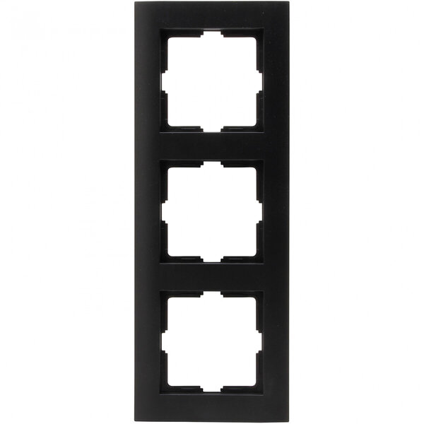 KOPP KOPP Athenis 3-voudig afdekraam mat zwart RAL9005