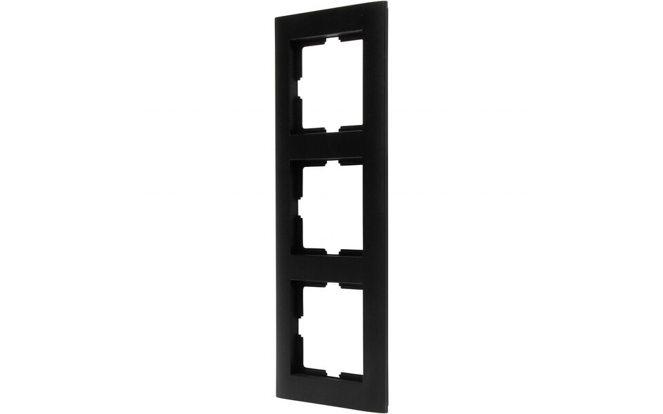 KOPP KOPP Athenis 3-voudig afdekraam mat zwart RAL9005