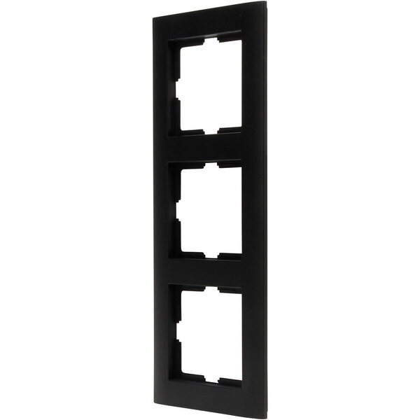 KOPP KOPP Athenis 3-voudig afdekraam mat zwart RAL9005