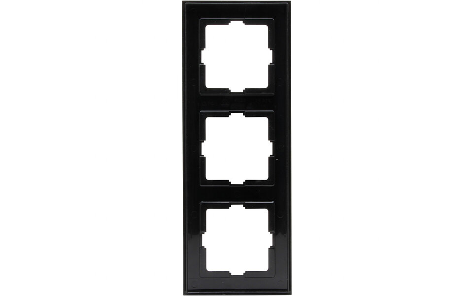 KOPP KOPP Athenis 3-voudig afdekraam mat zwart RAL9005