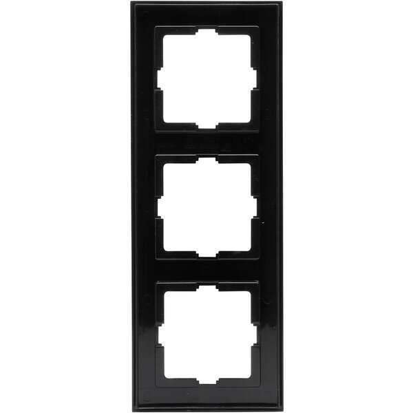 KOPP KOPP Athenis 3-voudig afdekraam mat zwart RAL9005