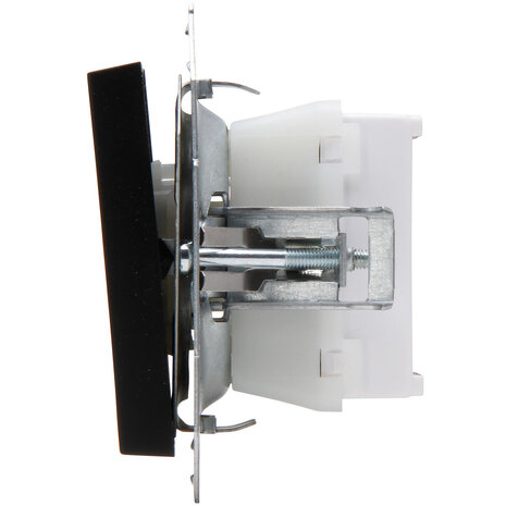 KOPP KOPP Athenis HK07 mat zwart 2-knops wisselschakelaar KOPP KOPP Athenis HK07 mat zwart 2-knops wisselschakelaar