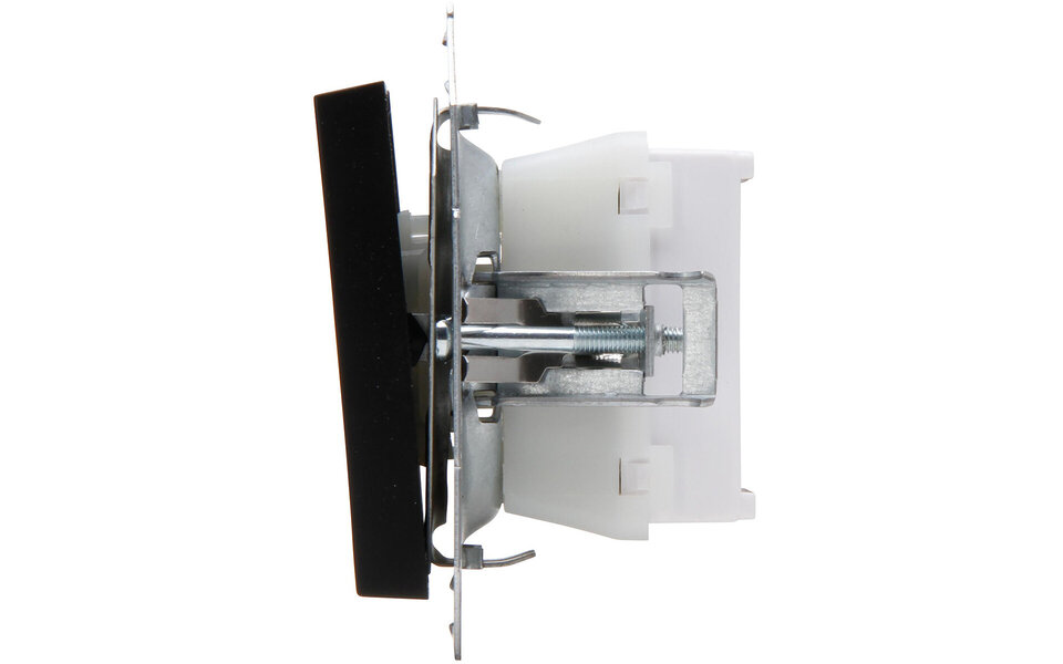 KOPP KOPP Athenis HK07 mat zwart 2-knops wisselschakelaar