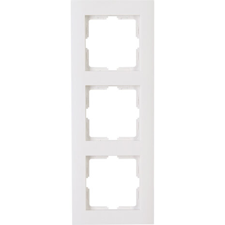 KOPP Athenis HK07 3‑voudig afdekraam helder glans wit