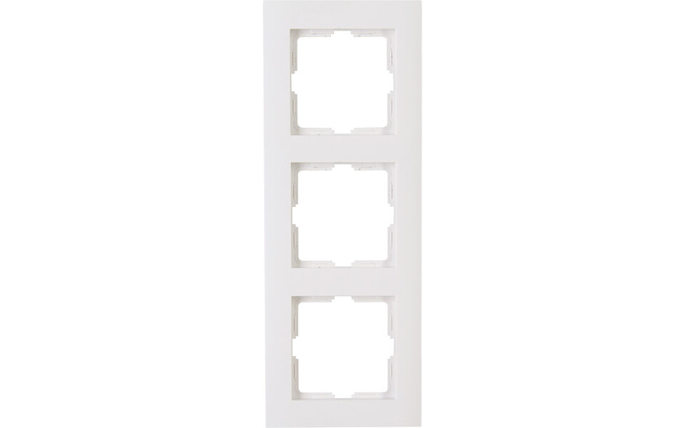 KOPP KOPP Athenis HK07 3‑voudig afdekraam helder glans wit