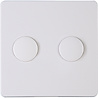 KOPP KOPP Paris HK05 DUO Dimmer Afdekplaat Glanzend Wit KOPP KOPP Paris HK05 DUO Dimmer Afdekplaat Glanzend Wit