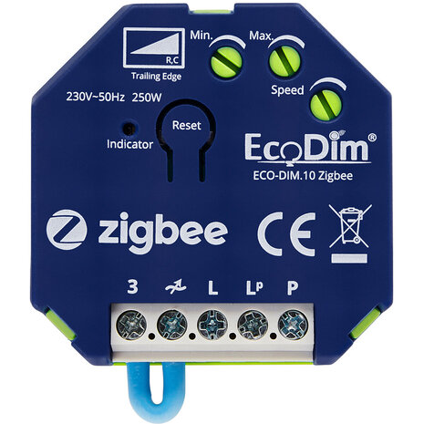 EcoDim EcoDim Zigbee LED Inbouwdimmer 0–250W (2-draads)