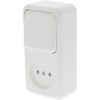Q-LINK 1-voudig opbouw stopcontact met wisselschakelaar Q-LINK 1-voudig opbouw stopcontact met wisselschakelaar