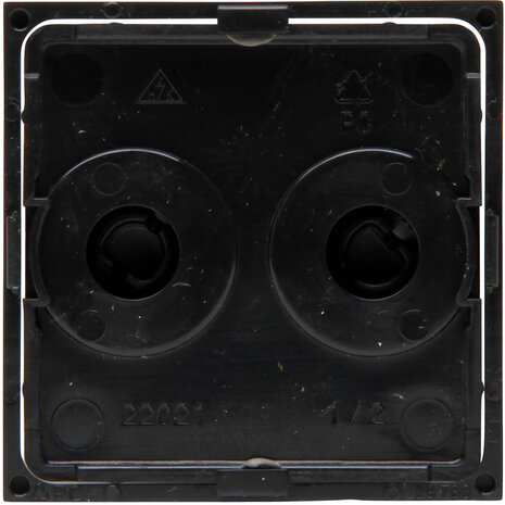 KOPP KOPP Athenis HK07 DUO Dimmer Afdekplaat Mat Zwart KOPP KOPP Athenis HK07 DUO Dimmer Afdekplaat Mat Zwart