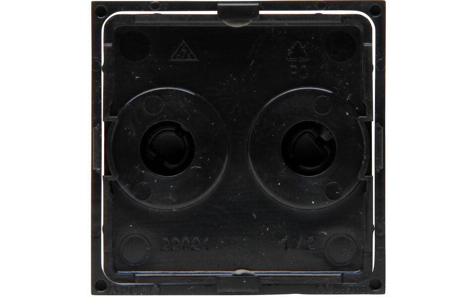 KOPP KOPP Athenis HK07 DUO Dimmer Afdekplaat Mat Zwart