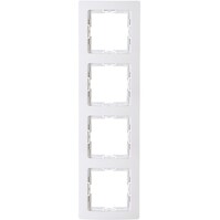 KOPP Paris HK05 4-voudig afdekraam Arctic Glans Wit