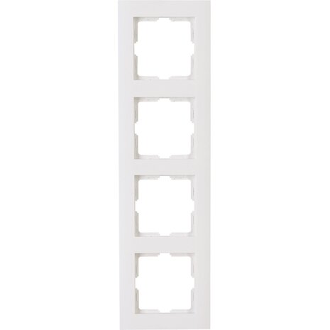 KOPP KOPP Athenis 4-voudig afdekraam - helder glans wit KOPP KOPP Athenis 4-voudig afdekraam - helder glans wit