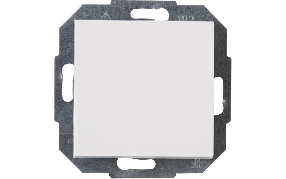 KOPP KOPP Athenis 1-voudig drukschakelaar glanswit