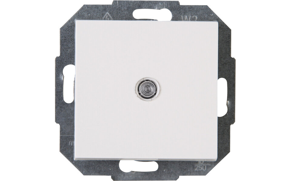 KOPP KOPP Athenis HK07 1-voudige wisselschakelaar LED wit glans