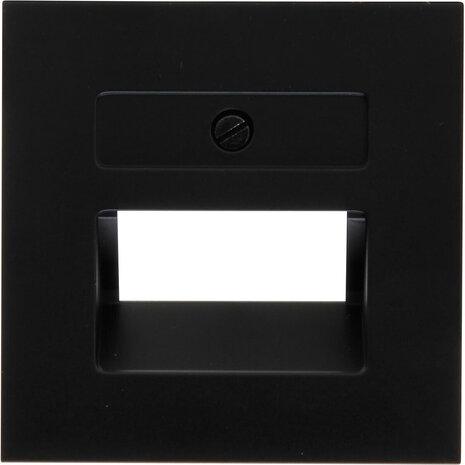 KOPP Athenis HK07 2x UTP afdekplaat mat zwart