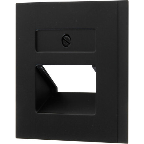KOPP KOPP Athenis HK07 2x UTP afdekplaat mat zwart