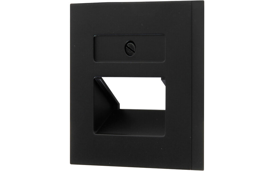 KOPP KOPP Athenis HK07 2x UTP afdekplaat mat zwart