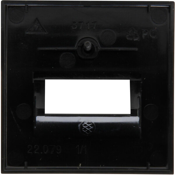 KOPP KOPP Athenis HK07 2x UTP afdekplaat mat zwart