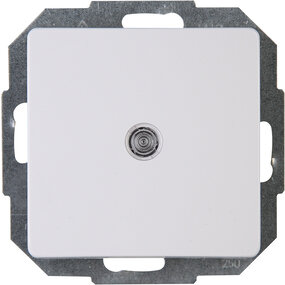 KOPP Paris HK05 1-voudige drukschakelaar LED Arctic Wit KOPP Paris HK05 1-voudige drukschakelaar LED Arctic Wit