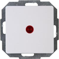 KOPP Paris HK05 1-knops inbouw controleschakelaar wit