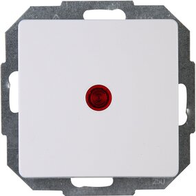 KOPP Paris HK05 1-knops inbouw controleschakelaar wit KOPP Paris HK05 1-knops inbouw controleschakelaar wit