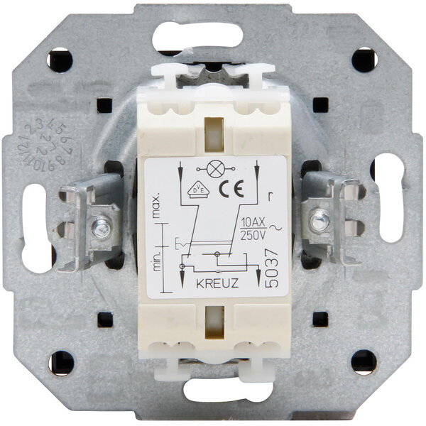 KOPP KOPP HK07 Kruisschakelaar 1-voudig Mat Zwart LED