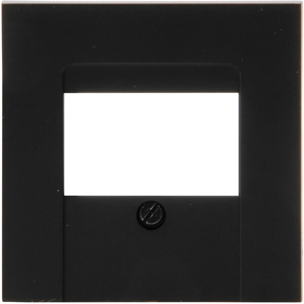 KOPP KOPP Afdekplaat Mat Zwart HK07 1–3 TAE/2 USB 70×70×10 mm