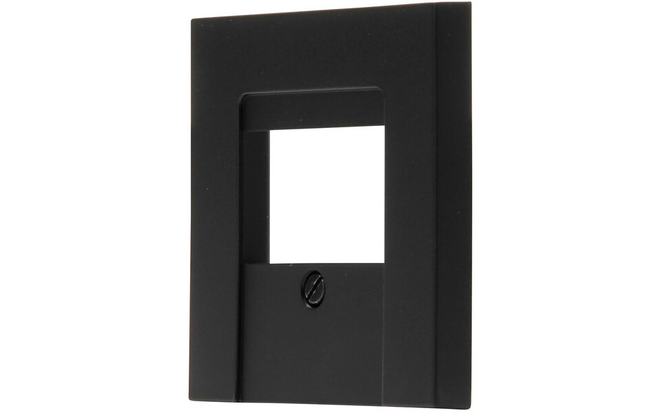 KOPP KOPP Afdekplaat Mat Zwart HK07 1–3 TAE/2 USB 70×70×10 mm KOPP KOPP Afdekplaat Mat Zwart HK07 1–3 TAE/2 USB 70×70×10 mm