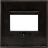 KOPP KOPP Afdekplaat Mat Zwart HK07 1–3 TAE/2 USB 70×70×10 mm