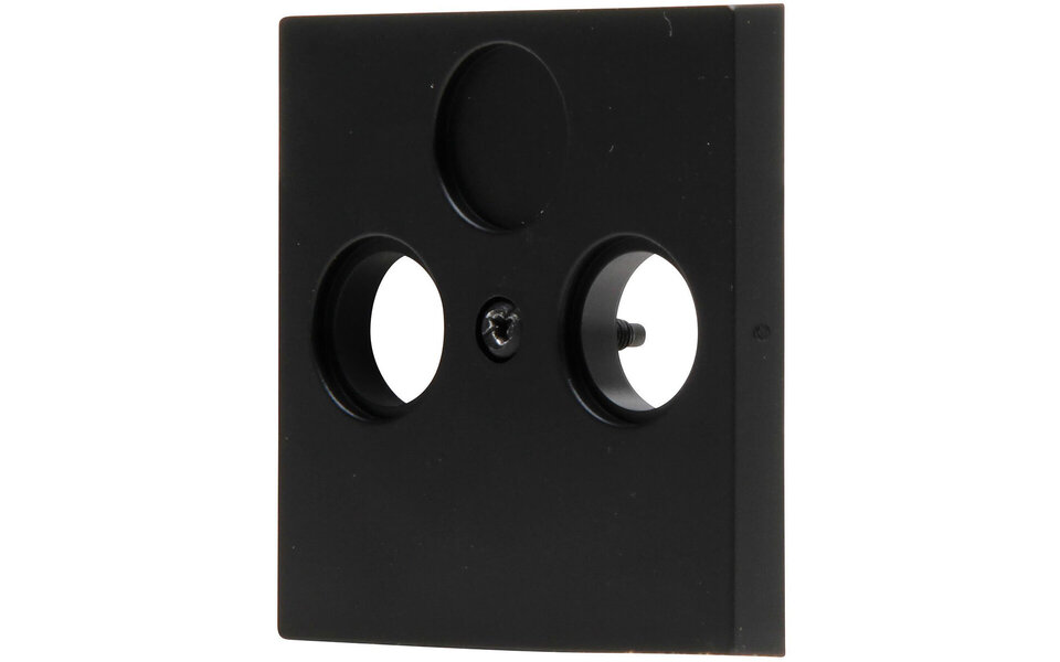 KOPP KOPP Athenis HK07 coax afdekplaat tv/radio mat zwart