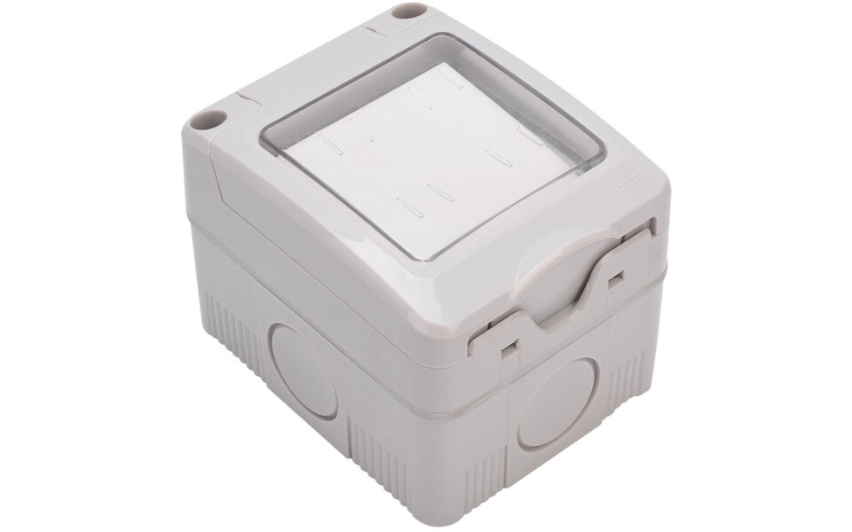 HLW LED Aigi Focky XL IP55 wisselschakelaar mat grijs 230V