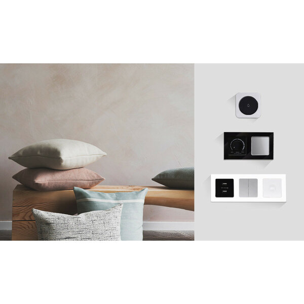 HLW LED LED Dimmer Aigi Jura 3-100W Wit Mat - Druk- en Draaiknop