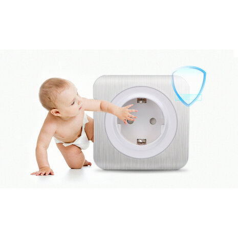 HLW LED LED Dimmer Aigi Jura 3-100W Wit Mat - Druk- en Draaiknop