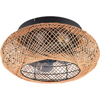 Trion Lari LED plafondventilator 4x E27, afstandsbediening Trion Lari LED plafondventilator 4x E27, afstandsbediening