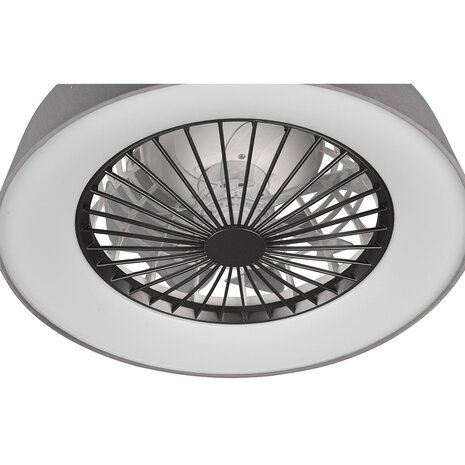 HLW LED Trion Farali LED plafondventilator 30W dimbaar - mat grijs