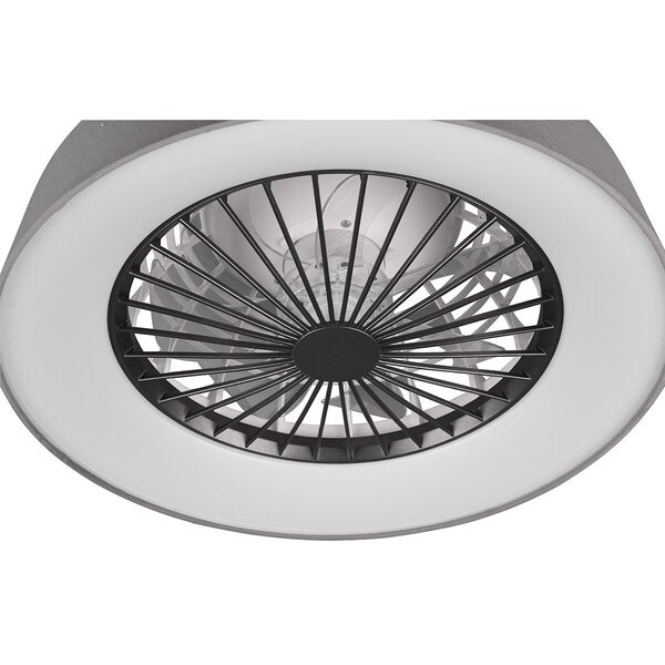 HLW LED Trion Farali LED plafondventilator 30W dimbaar - mat grijs