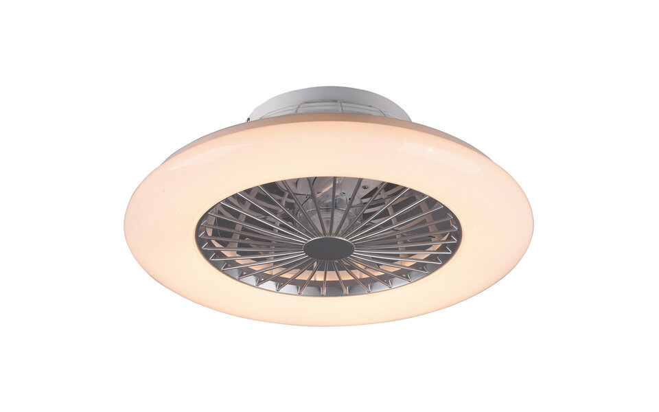 HLW LED Trion Romina 30W LED plafondlamp dimbaar met ventilator