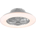 Trion Romina LED-plafondlamp met ventilator mat titaan RGBW Trion Romina LED-plafondlamp met ventilator mat titaan RGBW