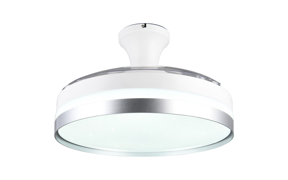 HLW LED Trion Berga LED plafondlamp met ventilator Ø1000, dimbaar