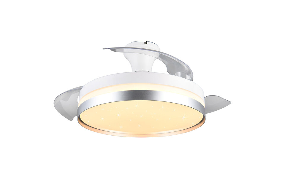 HLW LED Trion Berga LED plafondlamp met ventilator Ø1000, dimbaar