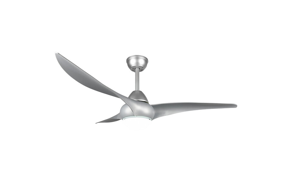 HLW LED Trion Alasin Dimbaar LED Plafondventilator Mat Titaan 115 cm HLW LED Trion Alasin Dimbaar LED Plafondventilator Mat Titaan 115 cm