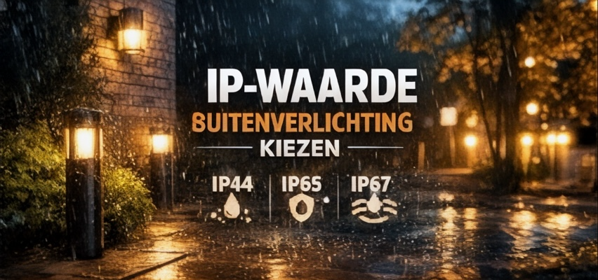 IP-waarde buitenverlichting kiezen